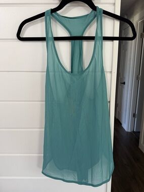 Lululemon Mesh Teal Tank